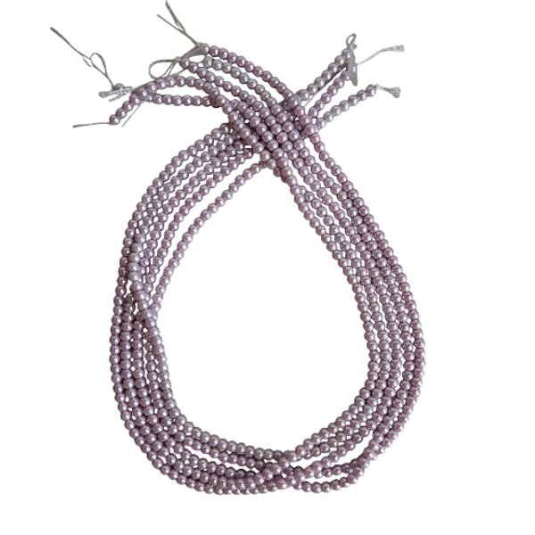 Pérola de Murano - 4mm - Cor Lilás