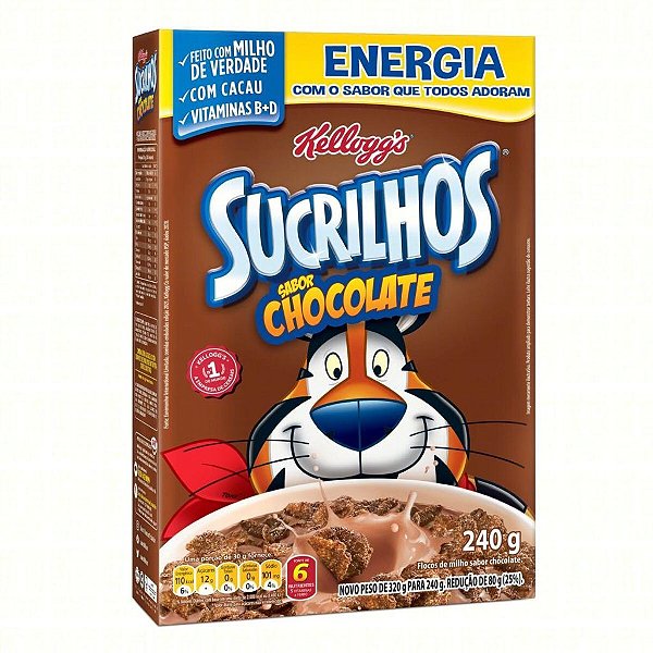 Cereal Matinal Sucrilhos Kelloggs Chocolate 240g 🏷️