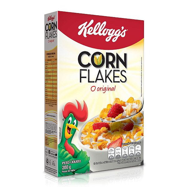 Cereal Matinal Kelloggs Corn Flakes Original 200g 🏷️