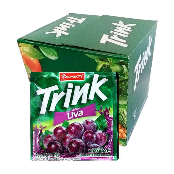 Refresco em Pó Trink Uva 25g - Caixa 15x25g