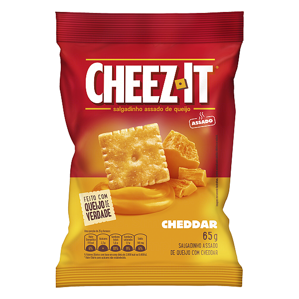 Salgadinho Snack Assado Cheez-It Cheddar 65g 🏷️