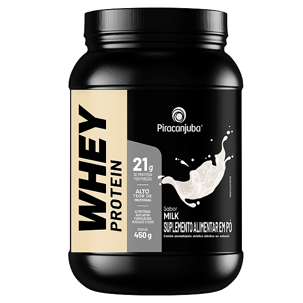 Whey em Pó 21g Piracanjuba Sabor Milk - 450g