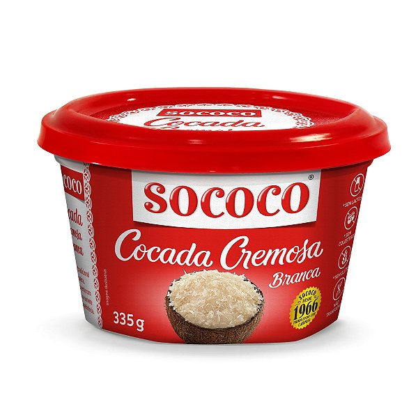 Cocada de Coco Branco Sococo 335g