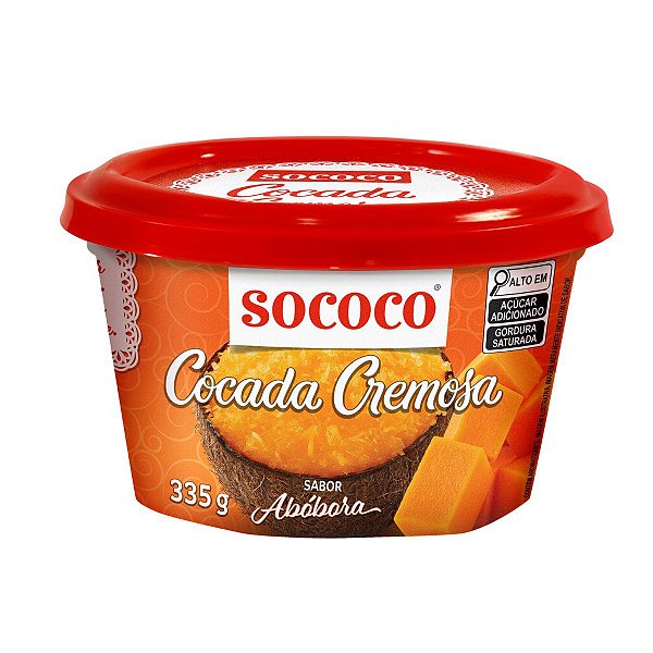 Cocada de Coco com Abóbora Sococo 335g