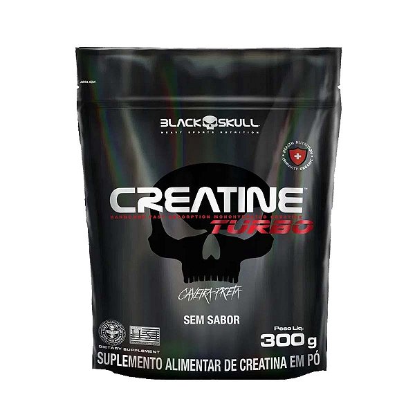 Creatine Turbo Refil 300 gr Creatina Black Skull
