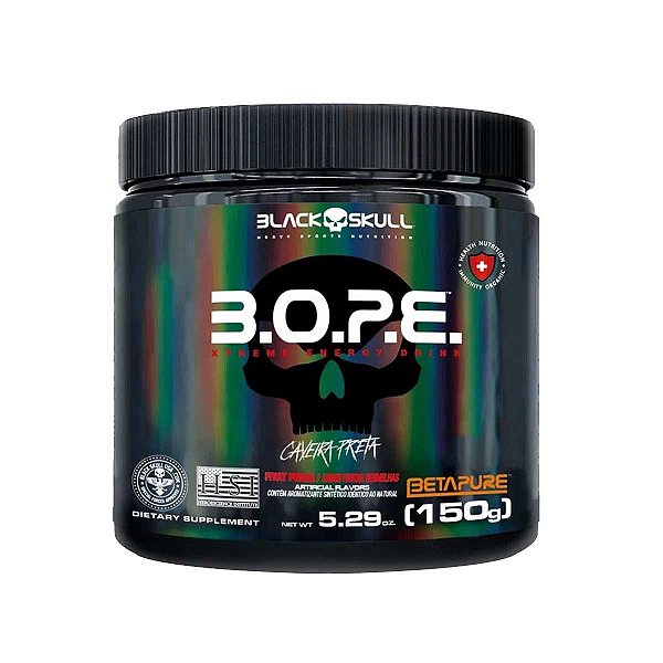 Pré Treino B.O.P.E 150 gr BOPE Black Skull
