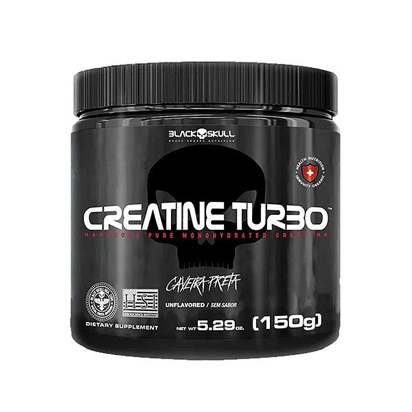 Creatine Turbo 150 gr Creatina Monohidratada Black Skull