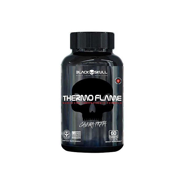 Thermo Flame Termogênico 60 Tabletes Black Skull