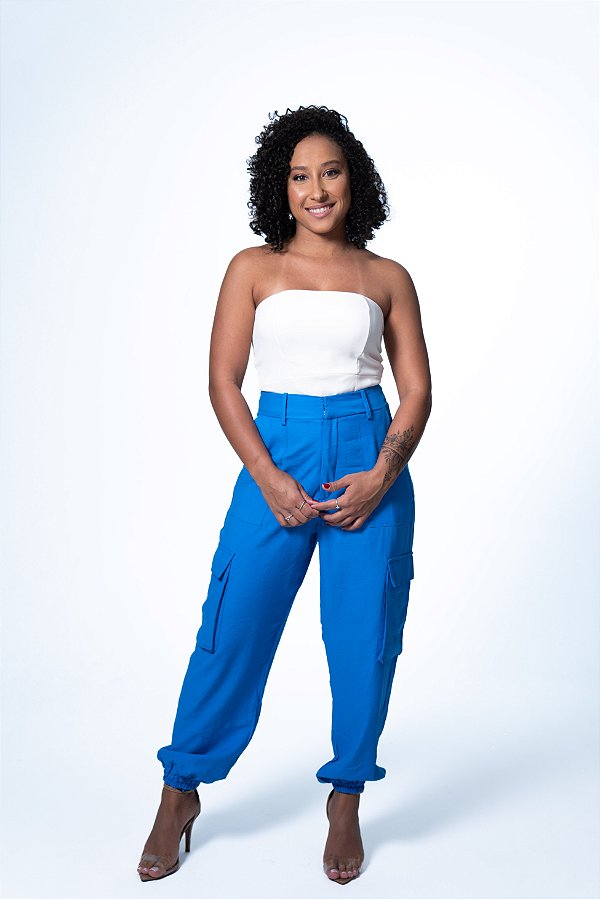 Calça Cargo Blue