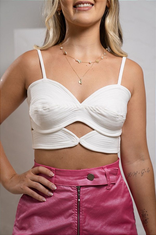 Cropped Matelassê