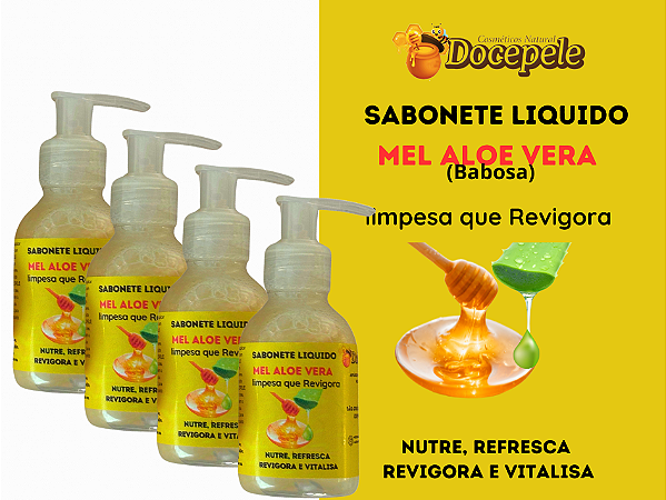 Sabonete Liquido facial MEL ALOE VERA 100ml