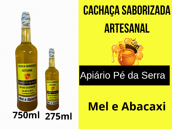 Cachaça Saborizada com Mel e Abacaxi