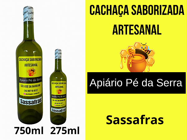 Cachaça Saborizada com Sassafrás