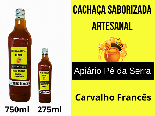 Cachaça Saborizada com Carvalho Francês