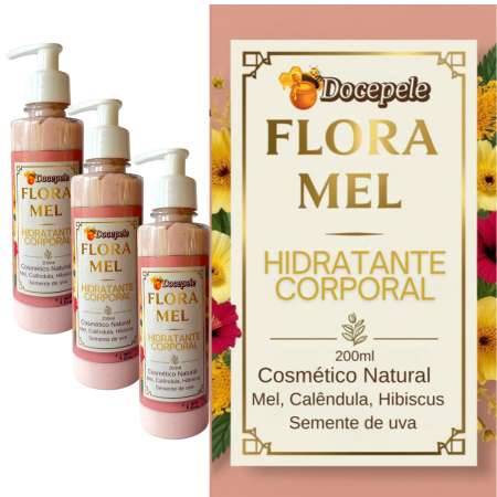 Hidratante corporal Flora Mel 200ml