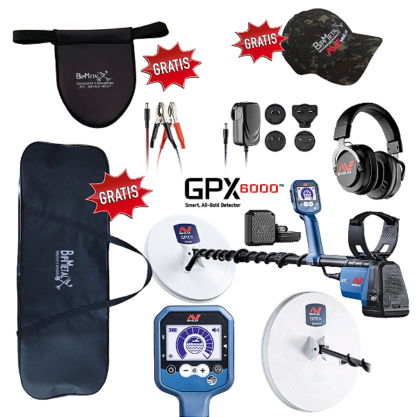 Detector de Metais GPX 6000 Minelab