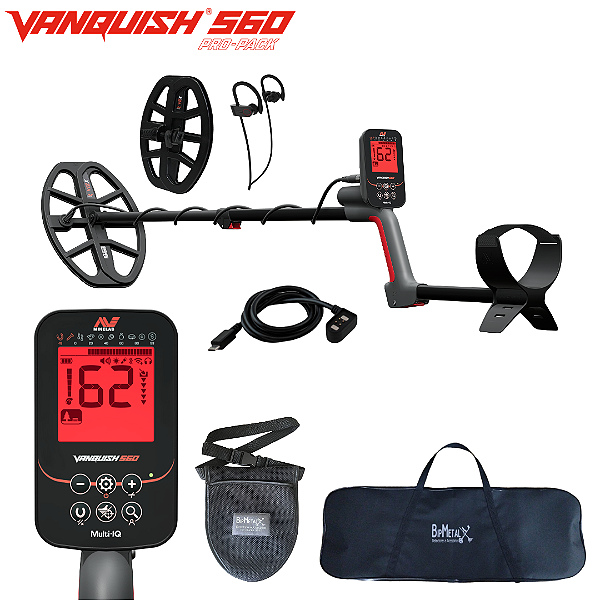 Detector de Metais Vanquish 560 PRO PACK