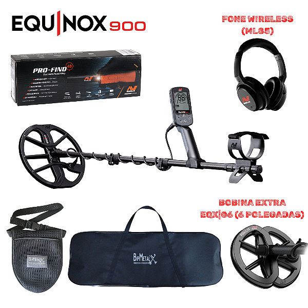 Detector Equinox 900 Minelab + Pro-Find 40