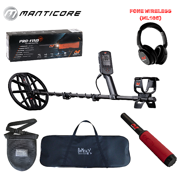 Detector Manticore Minelab + Pro-Find 40