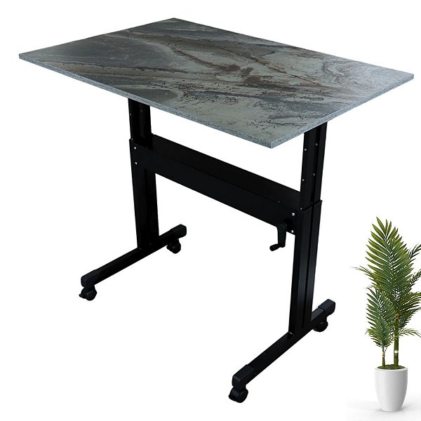 Mesa Com Regulagem De Altura 120x80 Petra - Wp Connect