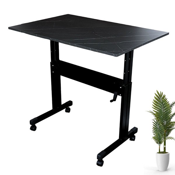 Mesa Com Regulagem De Altura 120x80 Portoro - Wp Connect