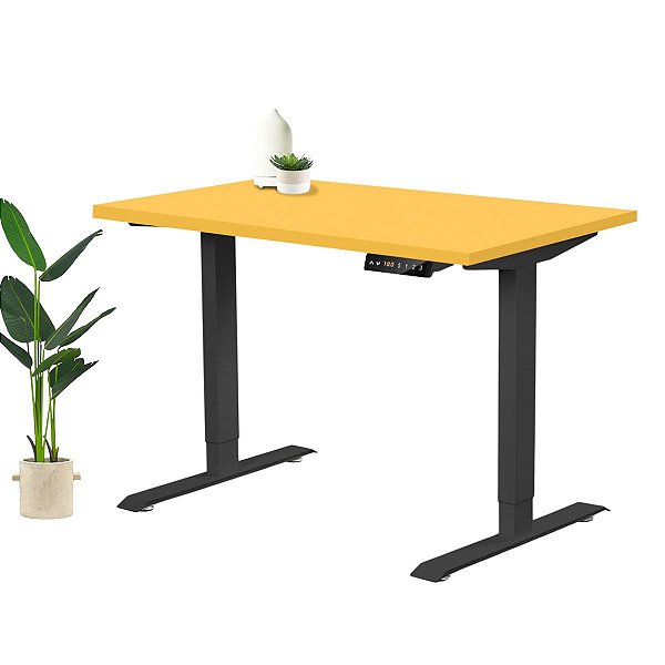 Mesa Elétrica Com Regulagem de Altura Automática 02 Motores  Cores Lisas  Wp Connect