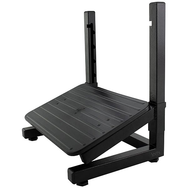 Apoio de Pés Ergonômico 6 Níveis Ajustável Preto Wp Connect
