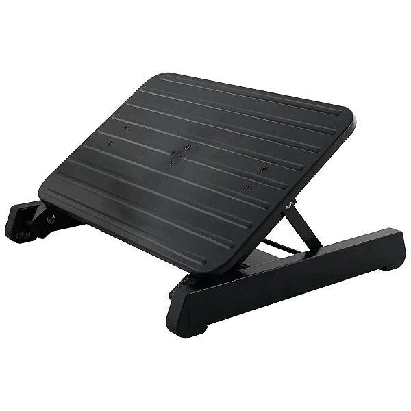Apoio de Pés Ergonômico 5 Níveis Ajustável Preto Wp Connect
