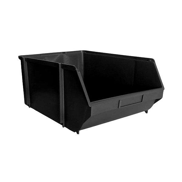 Caixa Organizadora Bin N4 Preta - Wp Connect