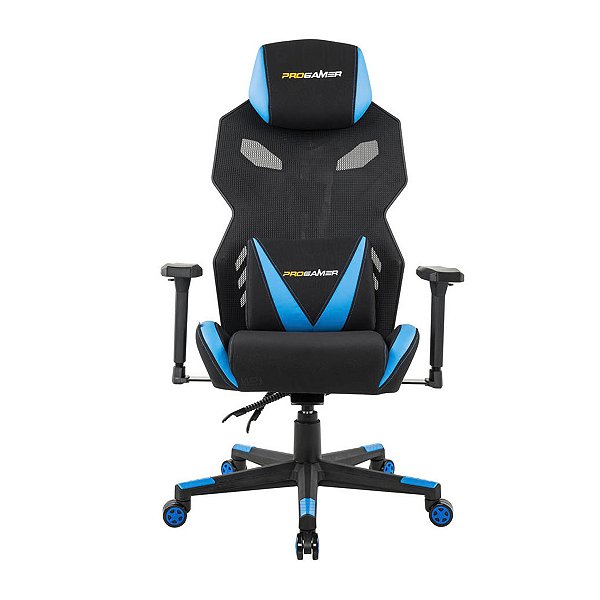 Cadeira Pro Gamer Z Azul Para Escritório E Home Office Reclinável - Wp Connect