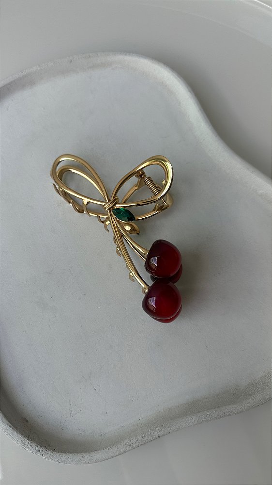 Presilha Cabelo Cereja