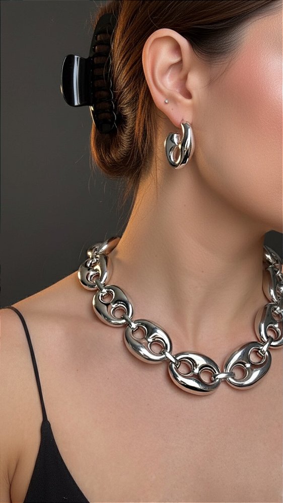 Conjunto Insp Gucci Prata