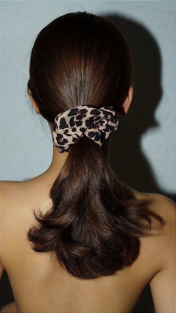 Xuxinha Animal Print Scrunchie