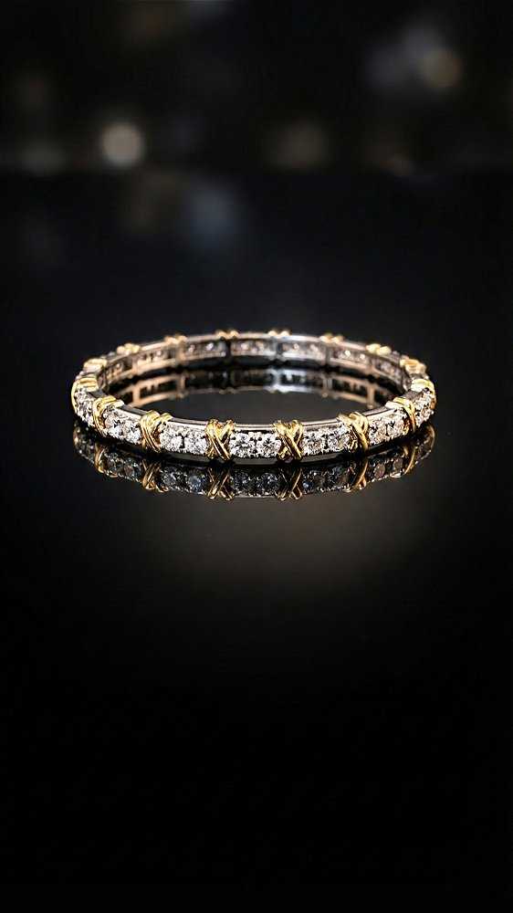 Bracelete Insp Tiffany X Duo Prata