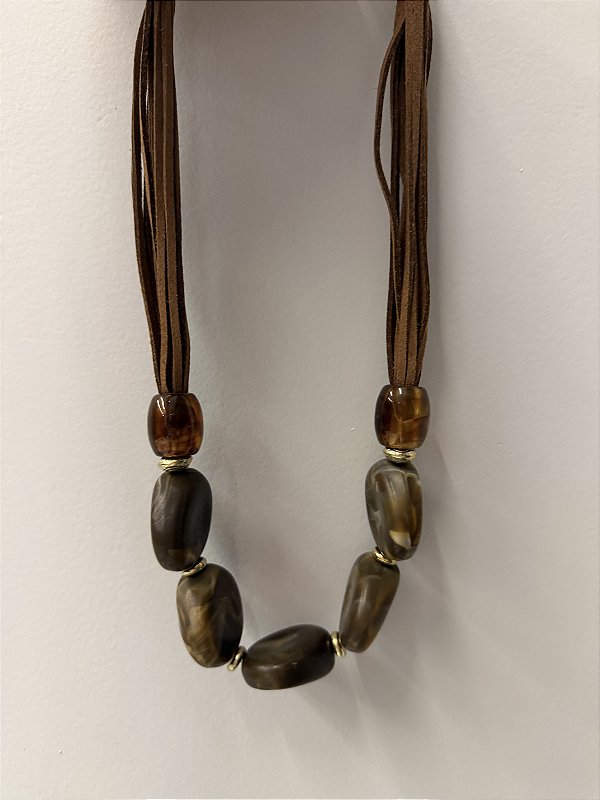 Colar Orgânico Madeira