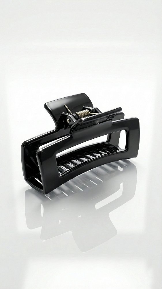 Presilha Retangular Nylon Preta