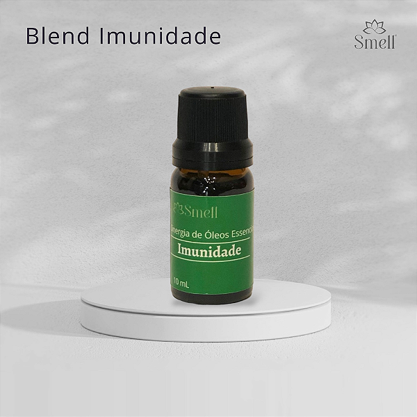 BLEND DE ÓLEOS ESSENCIAIS IMUNIDADE | SINERGIA AROMATERAPIA | 100% COMPOSTO DE ÓLEOS PUROS E NATURAIS | 10 ml