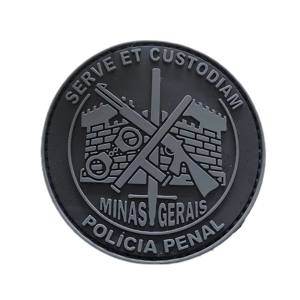 Patch Emborrachado SERVE ET CUSTODIAM - Pólícia Penal -MG