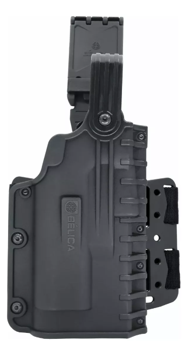 Coldre Tático De Perna Black Ops Il Bélica - Preto