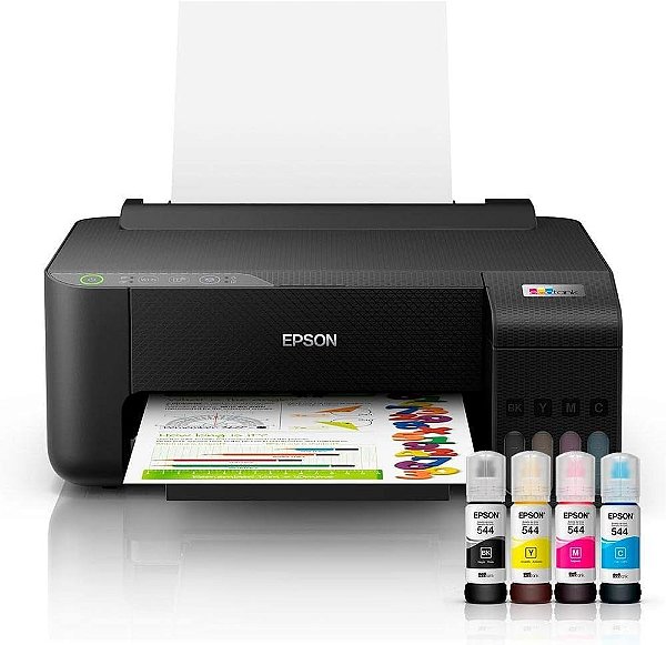 Impressora Multifuncional 3 Em 1 Ecotank L3250 Preta Epson Cor Preto Bivolt