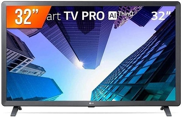 Smart TV LG 32’’ LED HD 32LQ621 Bivolt Preta - Experiência Visual Incrível