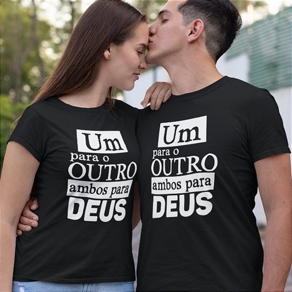 Camiseta casal personalizada