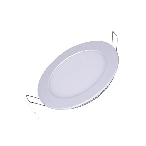 PLAFON LED EMBUTIR 12W 6500K REDONDO BRANCO BELLALUX