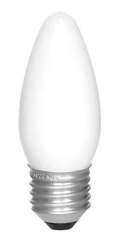 LAMPADA VELA LISA SADOKIN E27 25X127V LEITOSA