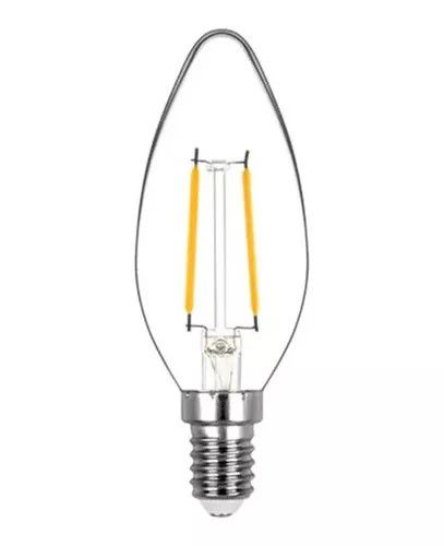 LAMPADA VELA LED FILAMENTO ABA/LUS E14 02W 127V 6500K SADOKIN