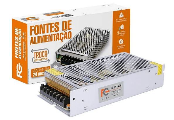 FONTE CHAVEADA COLMEIA 12V 15A CFTV FC