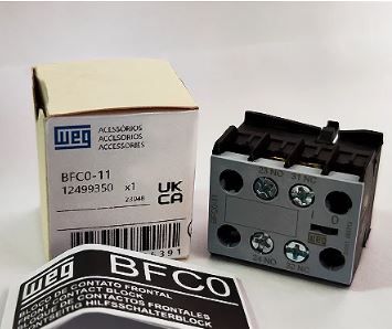 BLOCO DE CONTATO AUXILIAR FRONTAL 3NA +1NF P/ CWC07 A CWC016 BFC0-31 WEG