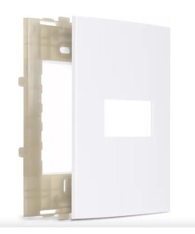 PLACA 1 POSTO HORIZONTAL 4X2 COM SUPORTE PACO