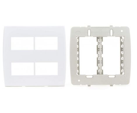 PLACA 4 POSTOS 4X4 COM SUPORTE ILUS SIEMENS