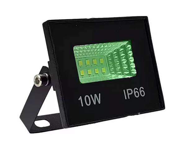 REFLETOR LED SMD 10W VERDE BIVOLT
